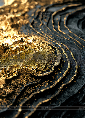 Gold on black marble, | High resolution stock photo |ID 7527408
