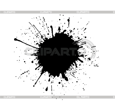 Abstract Black Ink Splash | Stock Vector Graphics |ID 7625578