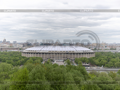 Estadio Luzhniki en Moscú, veiw de Vorobyovy | Foto de alta resolución |ID 7406104