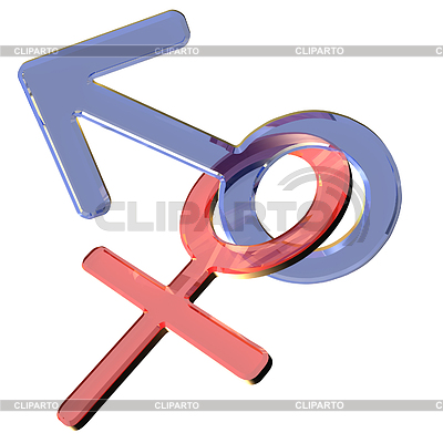 Male and female signs | High resolution stock illustration |ID 4364787