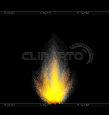 Quema de llama de fuego | Ilustración vectorial de stock |ID 4257124