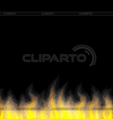 Quema de llama de fuego | Ilustración vectorial de stock |ID 4257126