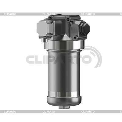 3d Industrial Part Filter | High resolution stock illustration |ID 6564309