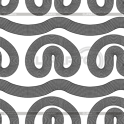 Rayas negras textura punteada. Seamless pattern. | Ilustración vectorial de stock |ID 4333631