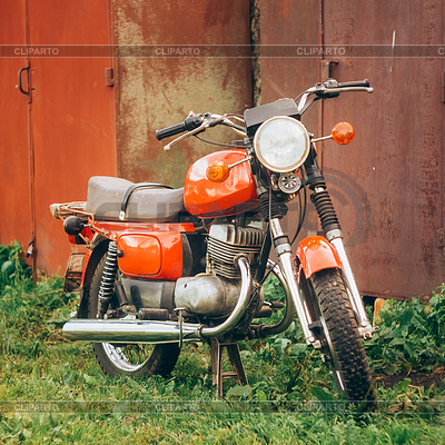 Vintage Red Мотоцикл Generic Мотоцикл В | Фото большого размера |ID 4704223