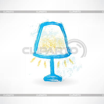 Luz grunge icono | Ilustración vectorial de stock |ID 4133307