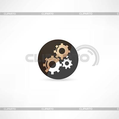 Engranaje icono | Ilustración vectorial de stock |ID 4133616