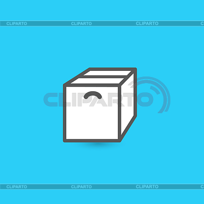 White box icon | Stock Vector Graphics |ID 4133626