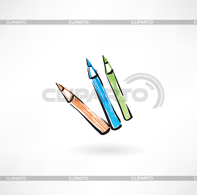 Lápices de colores | Ilustración vectorial de stock |ID 4157726