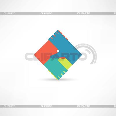 Farbige Hände Symbol | Stock Vektorgrafik |ID 4252984