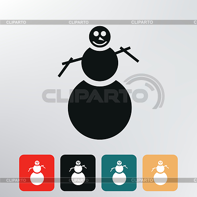 Snowman icon | Stock Vector Graphics |ID 4325295