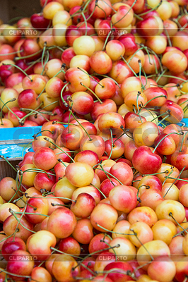Cherries on sale in healthy concept | High resolution stock photo |ID 4249238