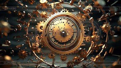 Technologie oder industrieller Hintergrund mit abstrakten | Illustration mit hoher Auflösung |ID 7590578