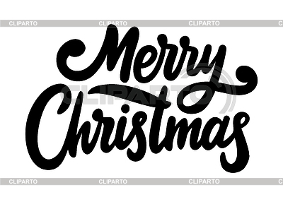 Feliz Navidad texto caligráfico escrito a mano, . | Ilustración vectorial de stock |ID 7605070