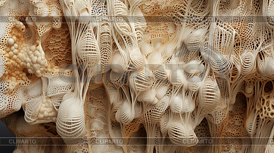 Abstract organic biotech fabric or tissue backgroun | High resolution stock illustration |ID 7611268