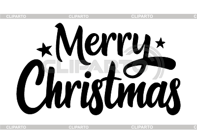 Frohe Weihnachten handgeschriebener kalligraphischer Text, . | Stock Vektorgrafik |ID 7616190