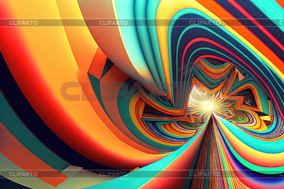 Surreal abstract 3D composition with intricate | High resolution stock illustration |ID 7618838