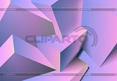 Fondo abstracto 3D con mezcla de cubos. | Ilustración vectorial de stock |ID 7629787