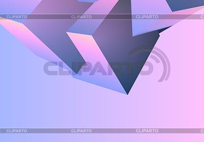 Fondo abstracto 3D con mezcla de cubos. | Ilustración vectorial de stock |ID 7632573
