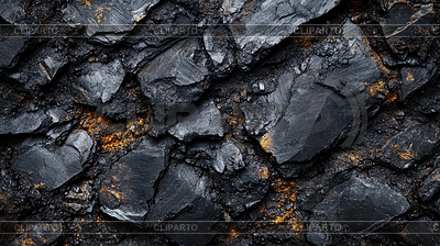 Coal background. view of pile of irregularly | High resolution stock photo |ID 7641841