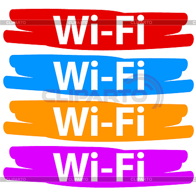 Wi-Fi набор баннеров | Векторный клипарт |ID 4317025