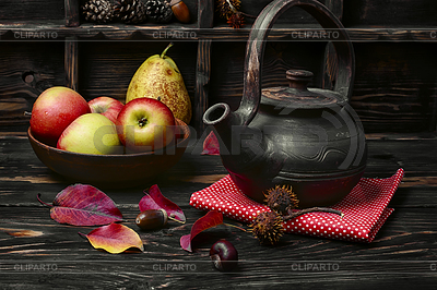 Té de manzana otoño | Foto de alta resolución |ID 5972467
