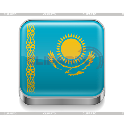 Icono del metal de Kazajstán | Ilustración vectorial de stock |ID 4228563