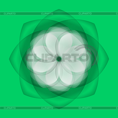 Abstract flower on green background | Stock Vector Graphics |ID 4288143