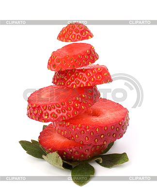Fresas en rodajas | Foto de alta resolución |ID 3857228