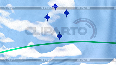 National flag of Mercosur flutters in wind | High resolution stock illustration |ID 7026057
