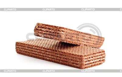 Two chocolate waffles | High resolution stock photo |ID 3997642