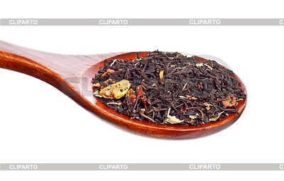Cuchara de madera con té | Foto de alta resolución |ID 3999245