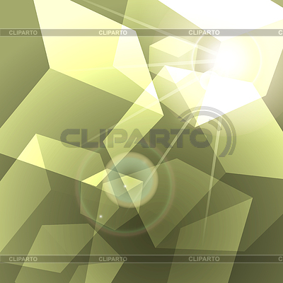 Brillante cubos verdes de fondo abstracto | Ilustración vectorial de stock |ID 4406274