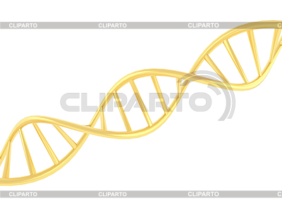 Gold DNA symbol | High resolution stock illustration |ID 6594298