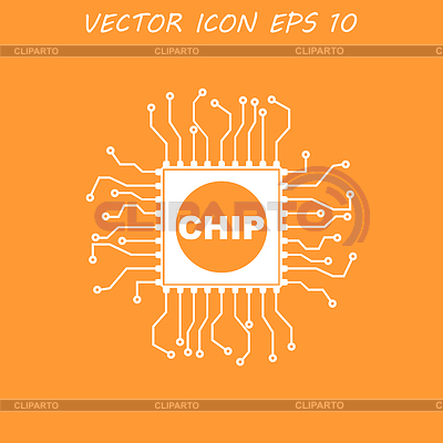 Chip Icon | Stock Vektorgrafik |ID 5088166