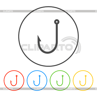 Icono del gancho | Ilustración vectorial de stock |ID 5235328