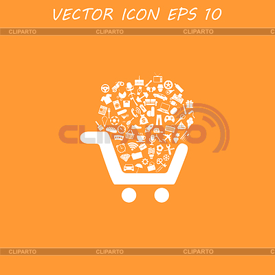 Shopping icon set | Stock Vector Graphics |ID 5382638