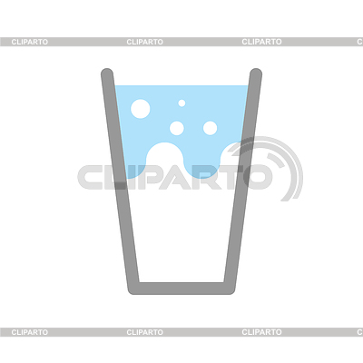 Milch im Glas. Spritzer und Tropfen | Stock Vektorgrafik |ID 6097320