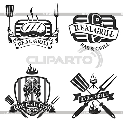 Grill labels | Stock Vector Graphics |ID 5389587