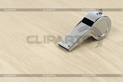 Silver referee whistle | High resolution stock photo |ID 6977690