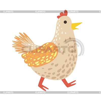 Animal Pollo lindo del juguete con elementos detallados | Ilustración vectorial de stock |ID 6216169