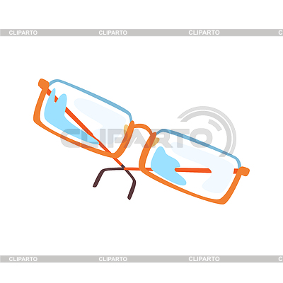 Gafas de dibujos animados | Ilustración vectorial de stock |ID 6393637