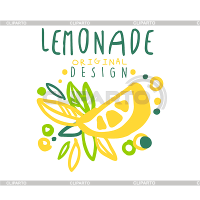 Оригинальный дизайн логотипа Lemonade, красочный | Векторный клипарт |ID 6394156
