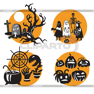 Halloween Juego | Ilustración vectorial de stock |ID 6909217