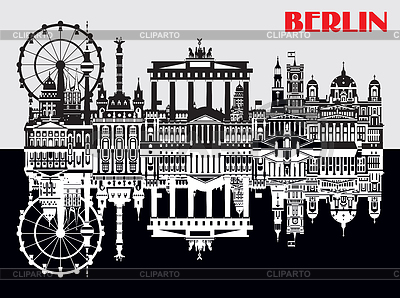 Берлинский горизонт | Векторный клипарт |ID 6983049