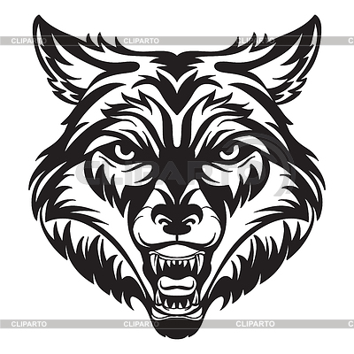 Head of mascot wolf | Stock Vector Graphics |ID 7133019