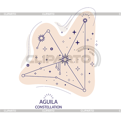 Sternbild Aguila | Stock Vektorgrafik |ID 7535548