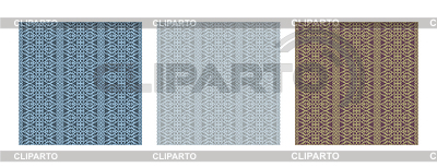 Conjunto de patrones sin costuras en estilo retro oscuro | Ilustración vectorial de stock |ID 7621139
